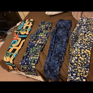 4 pairs of Lu La Roo leggings